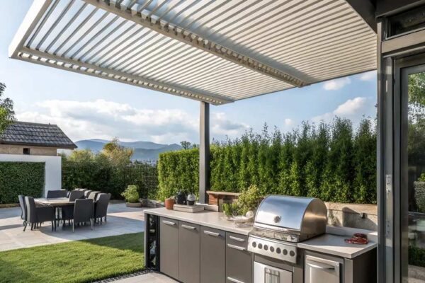 40 Amazing Covered Backyard Kitchen Ideas