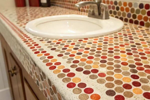 Bathroom Tile Countertop Ideas