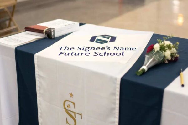 Table Decor Ideas for Signing Day Celebration