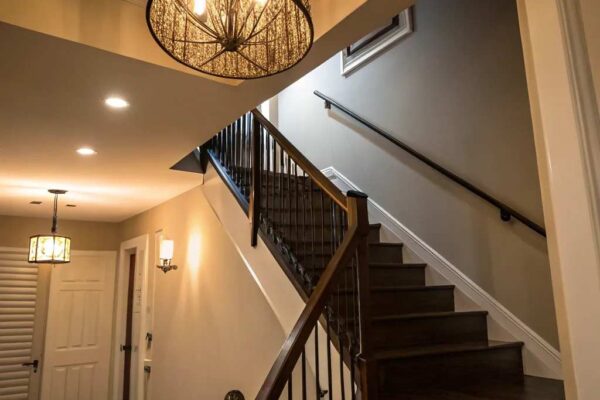 Basement Stair Lighting Ideas