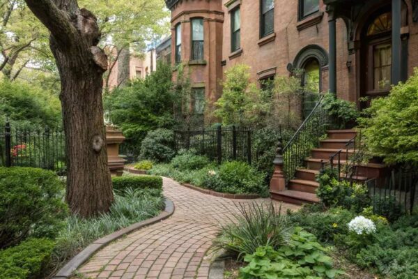 Brownstone Backyard Decor Ideas