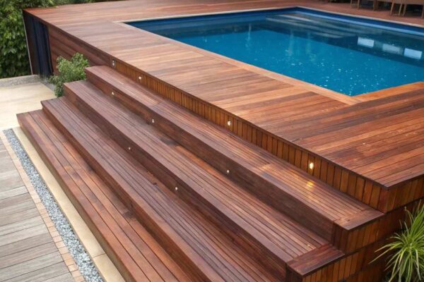 Above Ground Pool Deck Ideas on a Budget