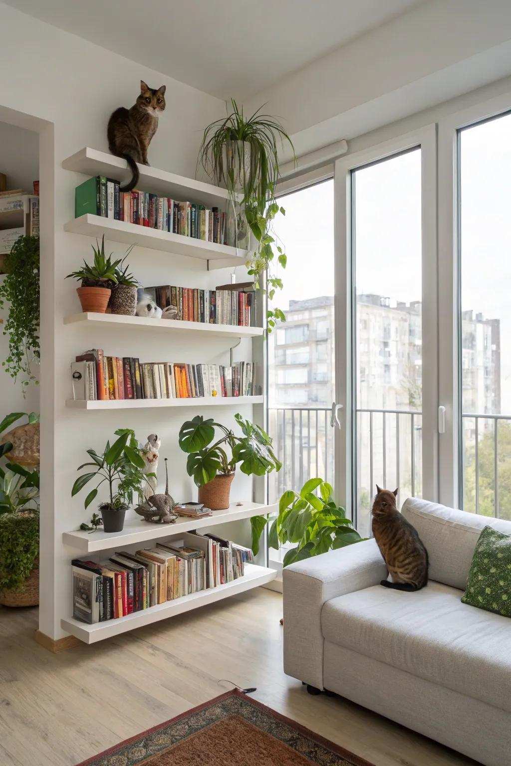 Feline units that blend flawlessly with home decor.