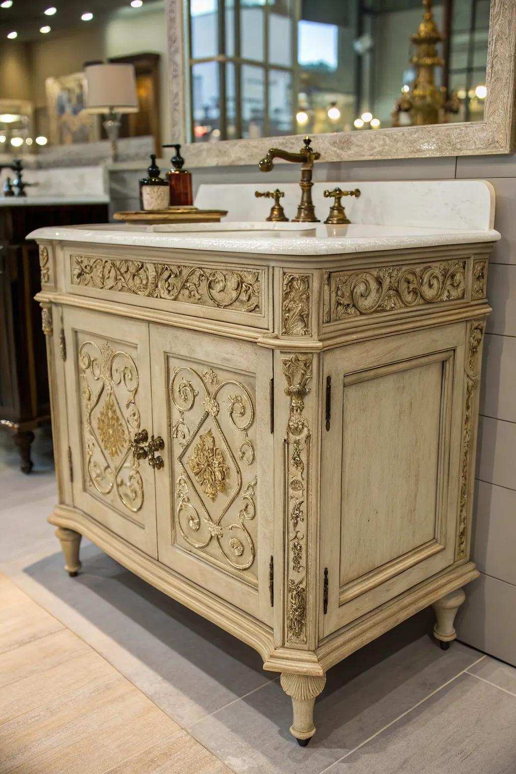 Fill your bathroom with retro allure.