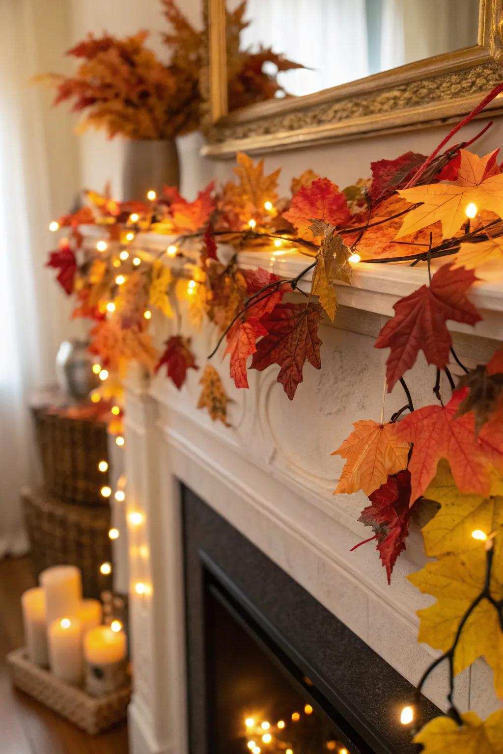 Foliage delivers the splendor of autumnal vegetation to your interior.