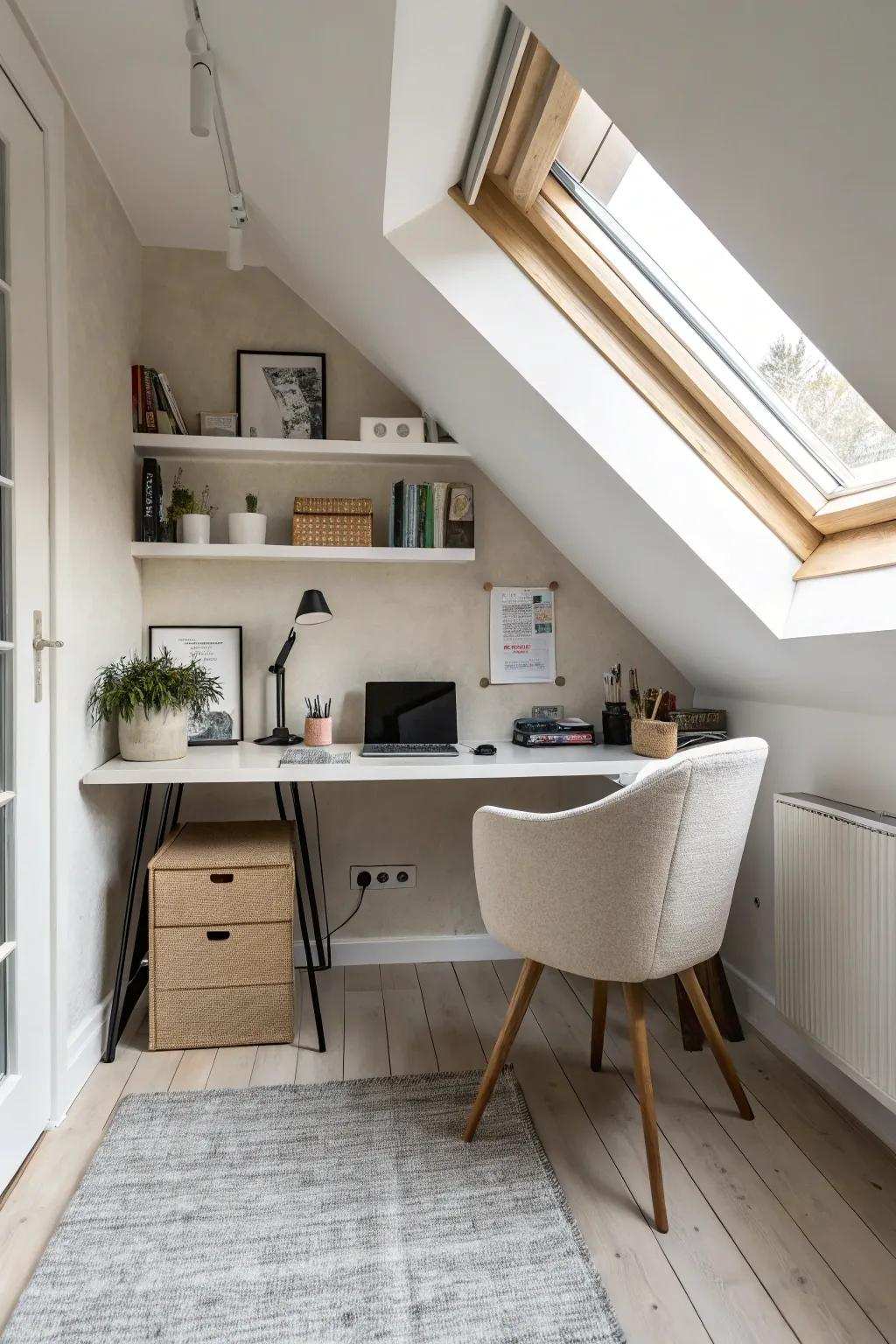 For a tranquil workspace, embrace simpleness