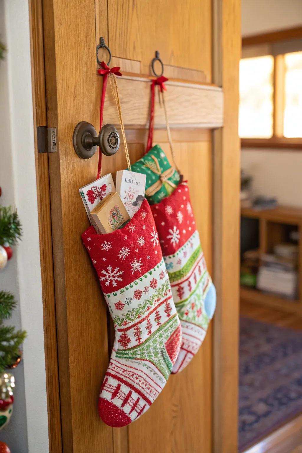 Glove stockings append a whimsical alteration.