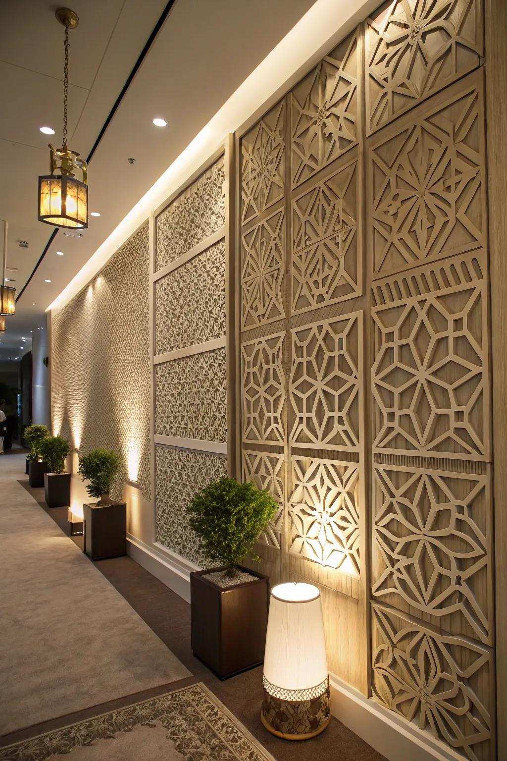 Graphic motifs bring energy to every area