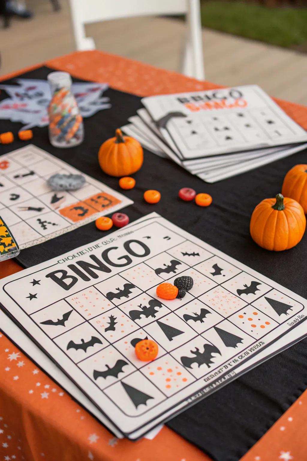 Halloween infant bingo blends present unwrapping with a pleasure-filled game.