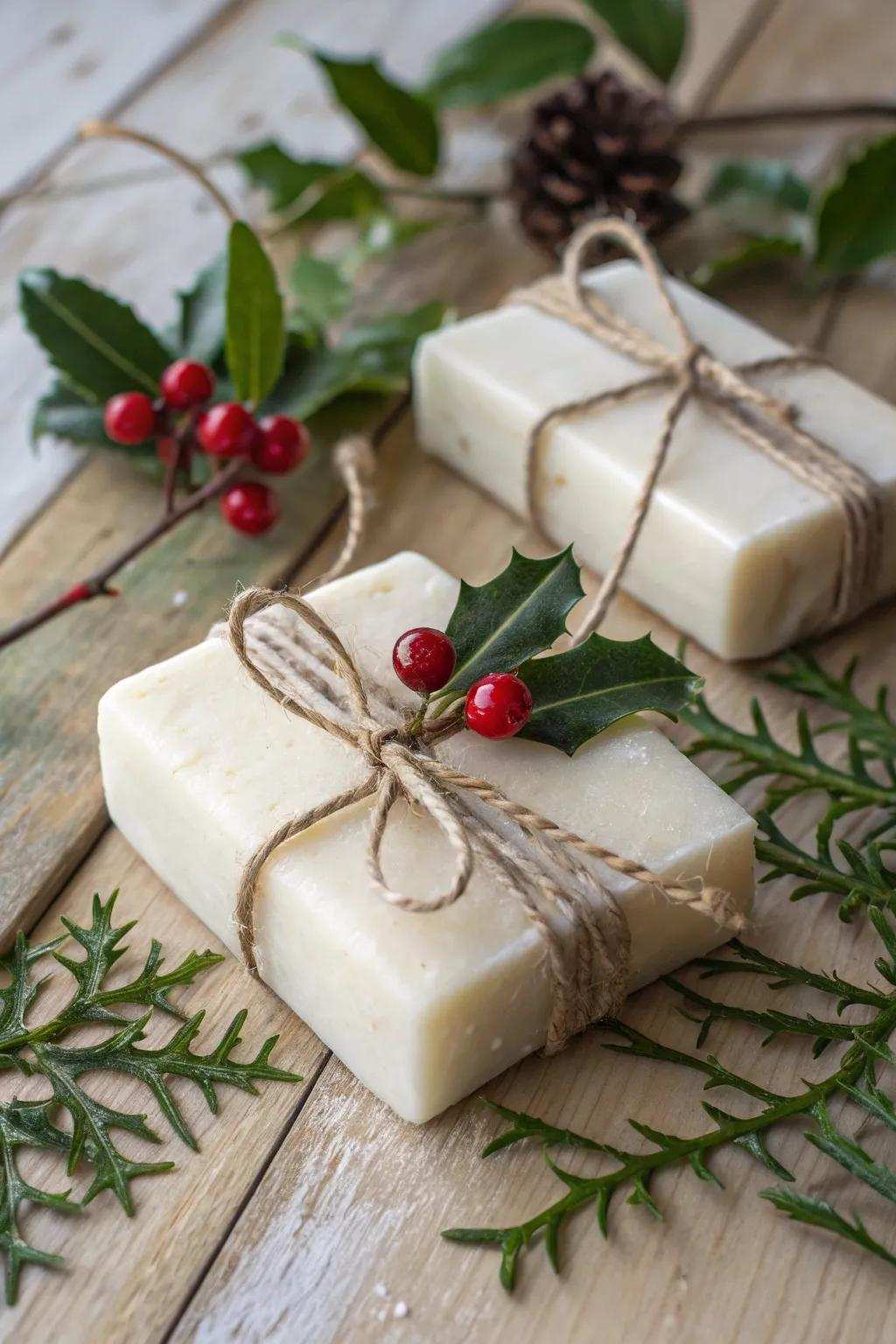 Hand cleanser wrapped using organic elements for an unrefined appeal