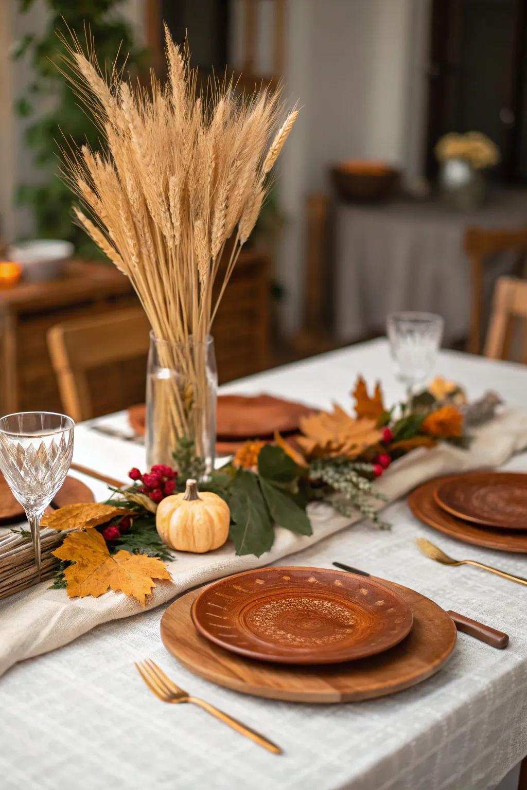 Harvest-inspired table arrangements bring a lush and authentic fall feel to your gatherings.