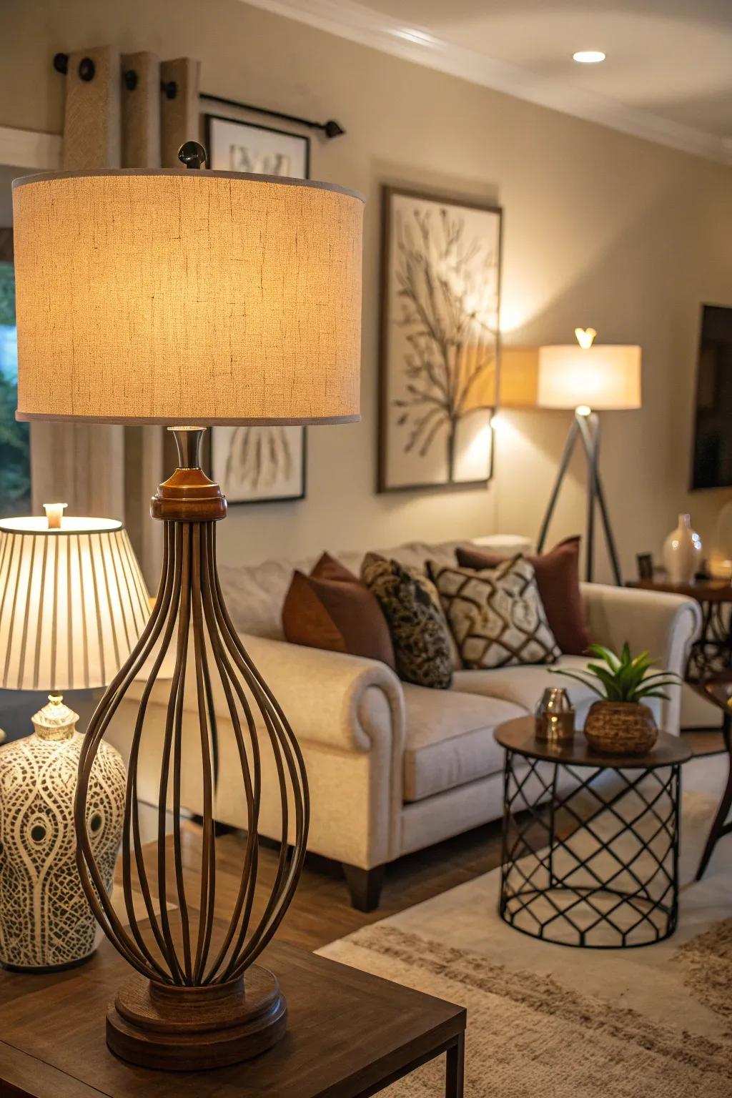 Illuminate with showcase lighting.