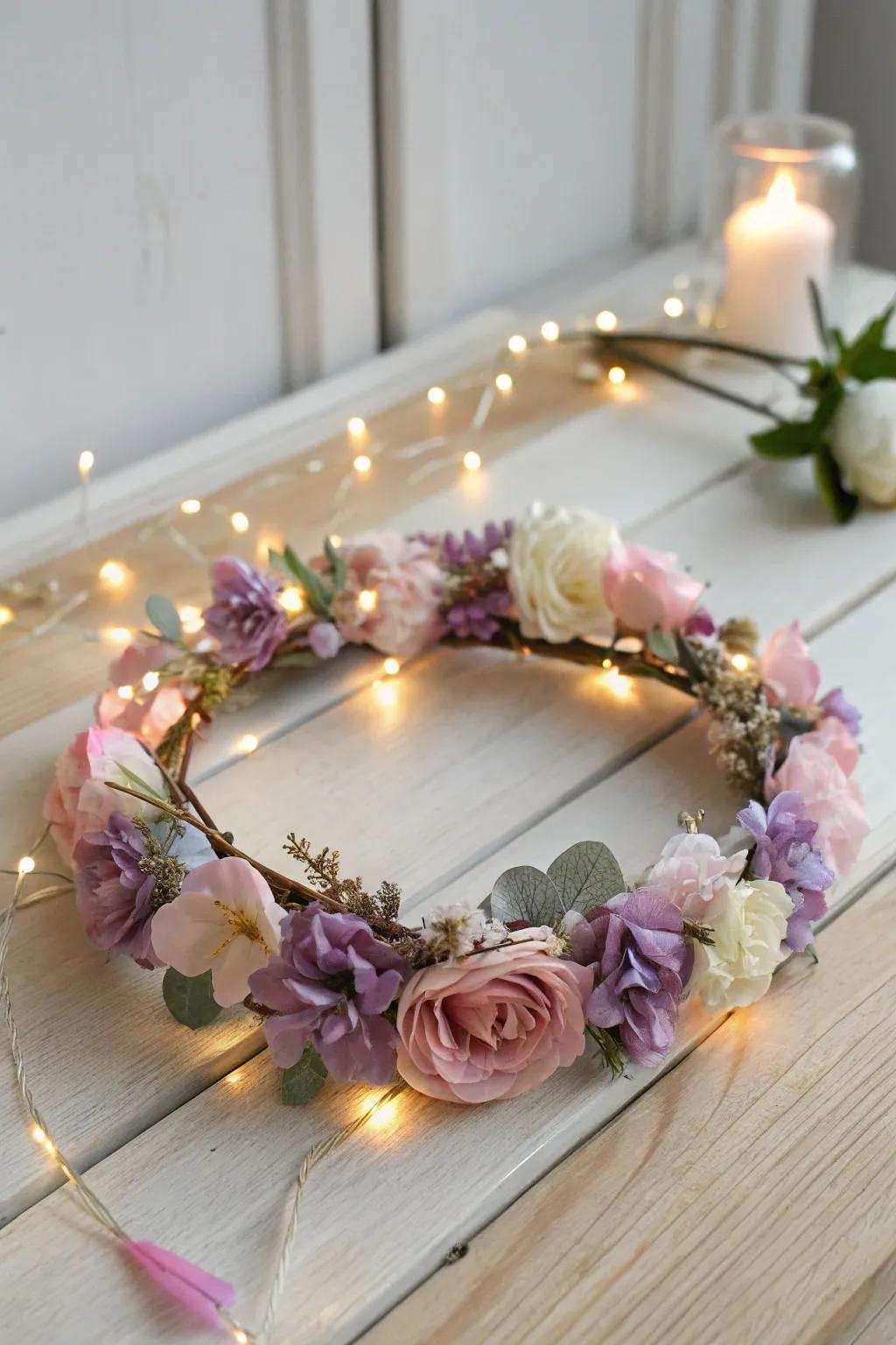 Illuminate your fairy costume through a magical radiance. ✨🌸 #DIYFairyLights #BohoChic