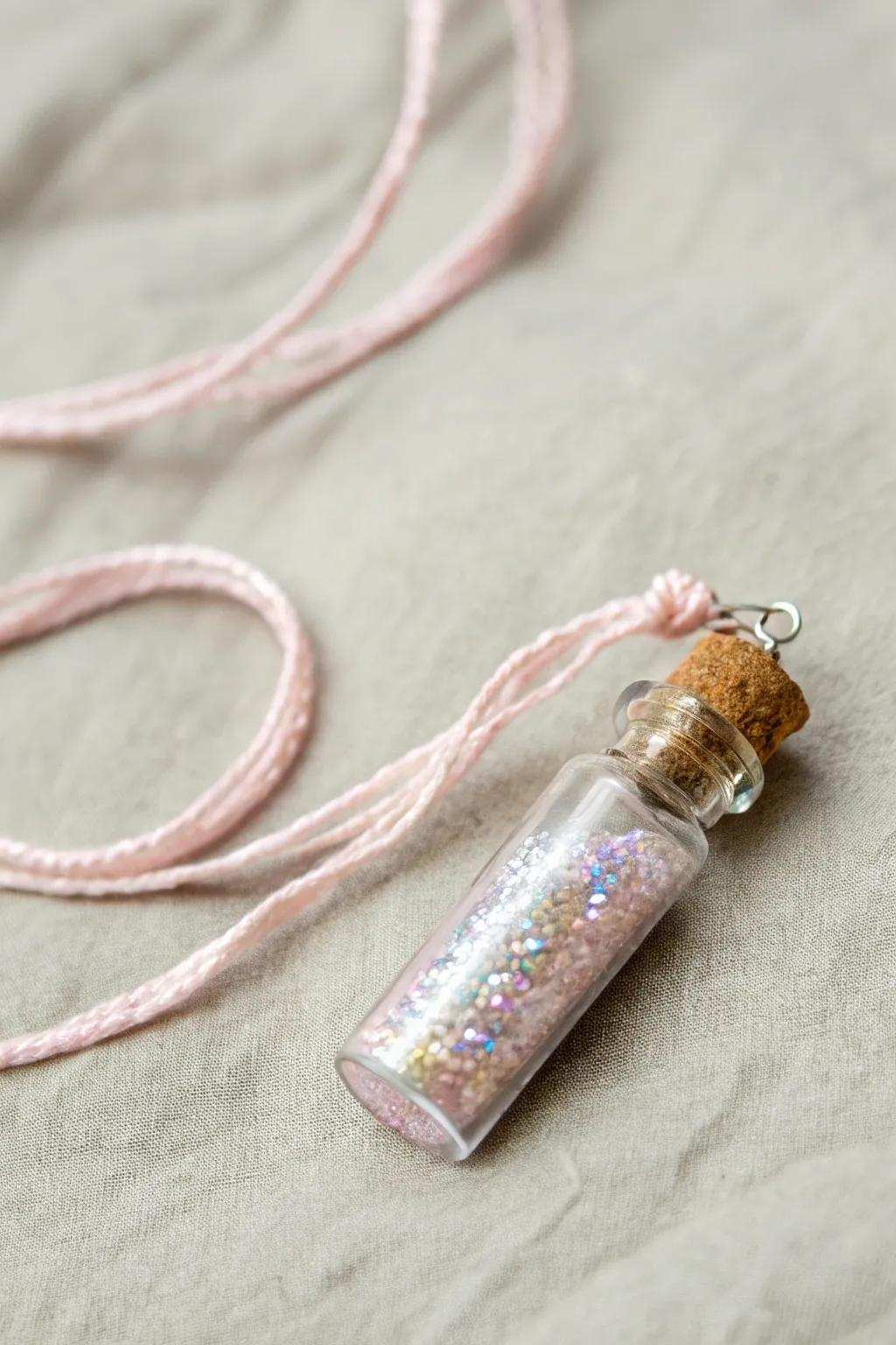 Immortalize the enchantment through captivating sparkle dust pendants—ideal party keepsakes that radiate delight!