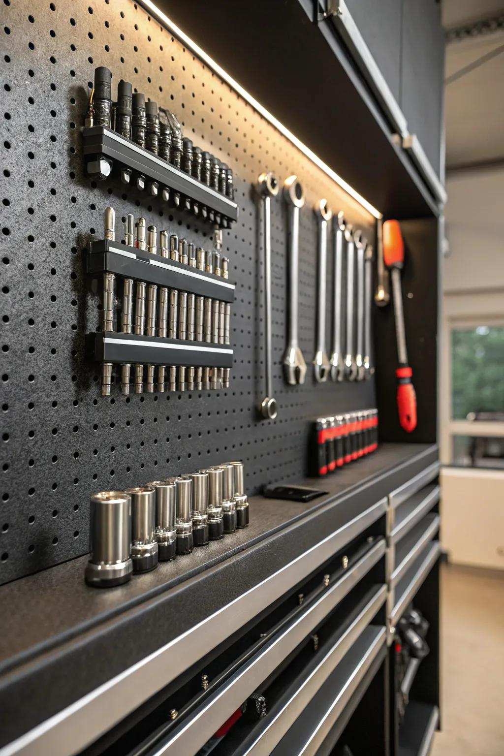 Improve your workspace arrangement with a magnetic feature, blending accuracy with accessibility.