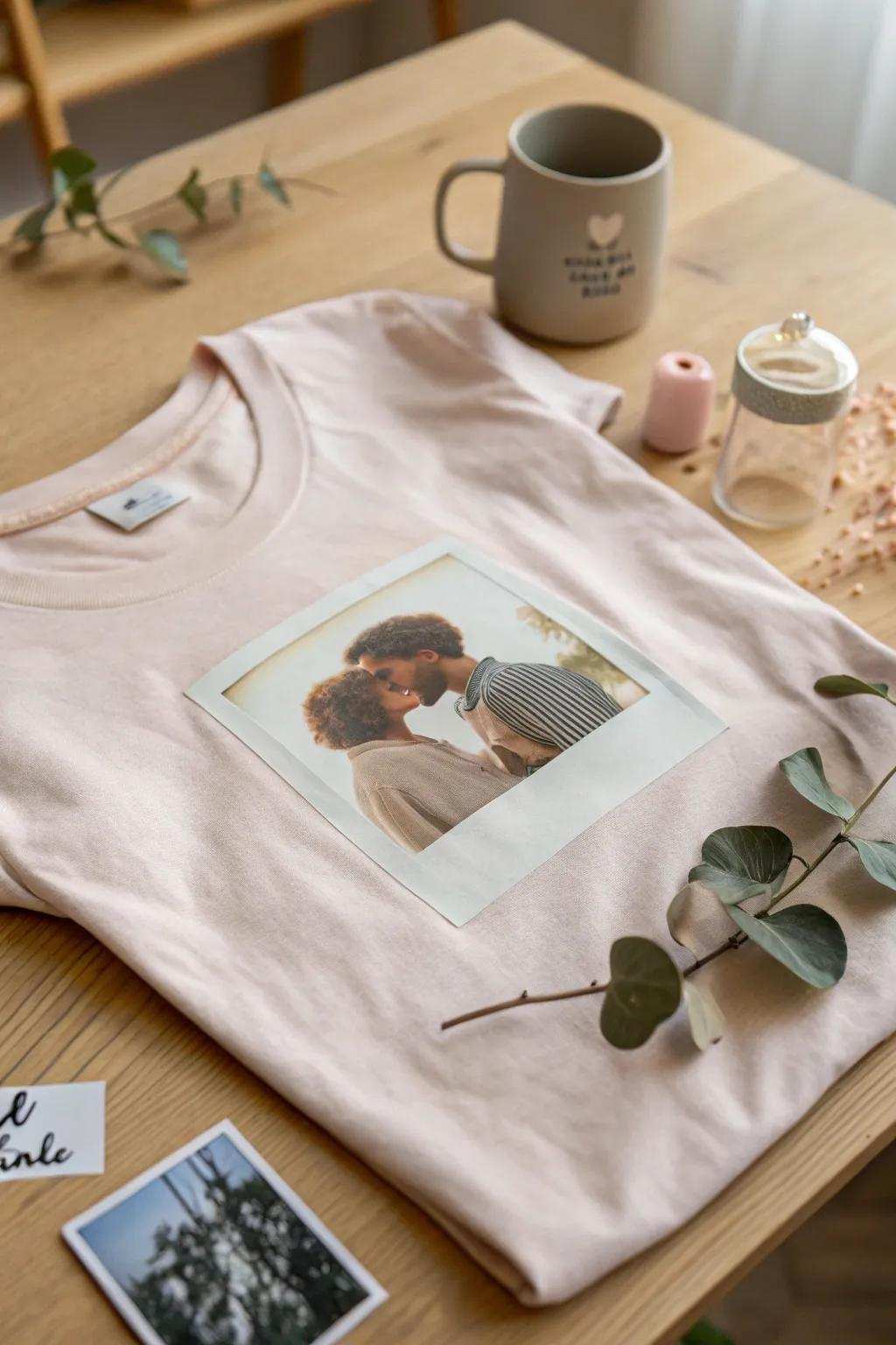 Incorporate an intimate element into your Valentine's Day through a bespoke portrait shirt that captures your cherished junctures.