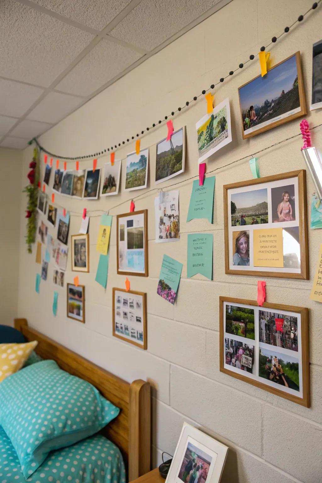 Individual embellishments make the area your personal space