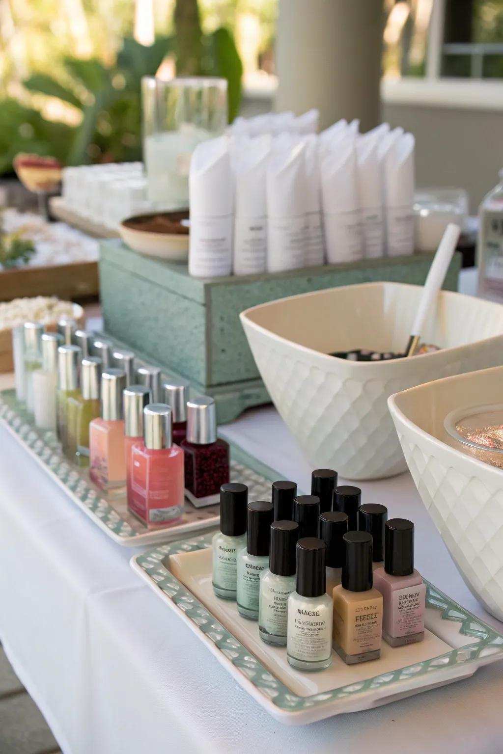 Individual spa spaces ensure everyone cherishes their customized pampering session.