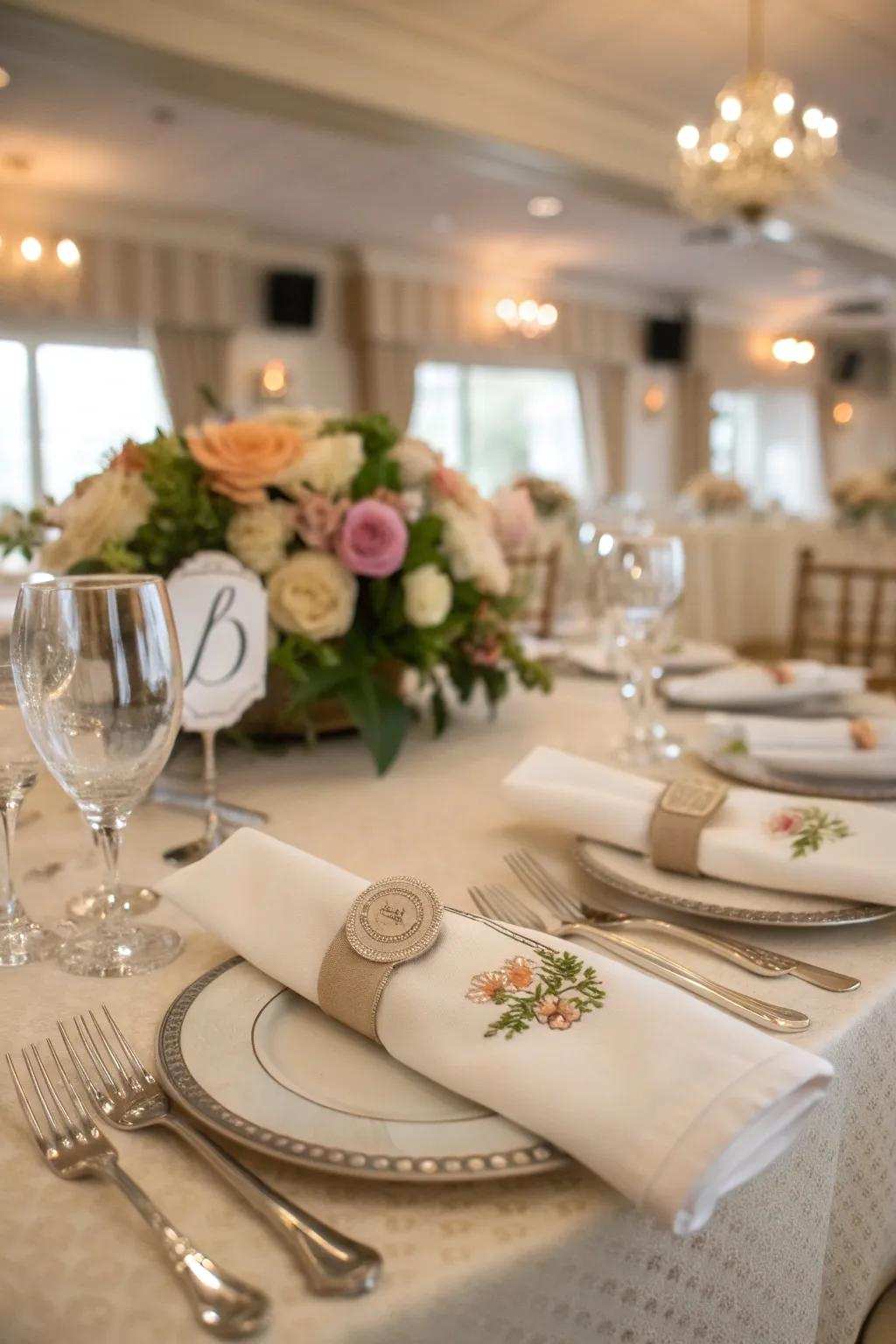 Individualized accents ensure each guest feels valued and welcomed.