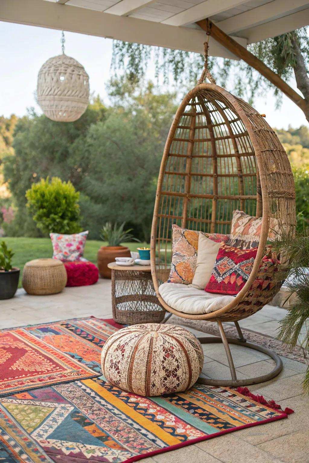 Infuse vitality with vibrant boho decor.