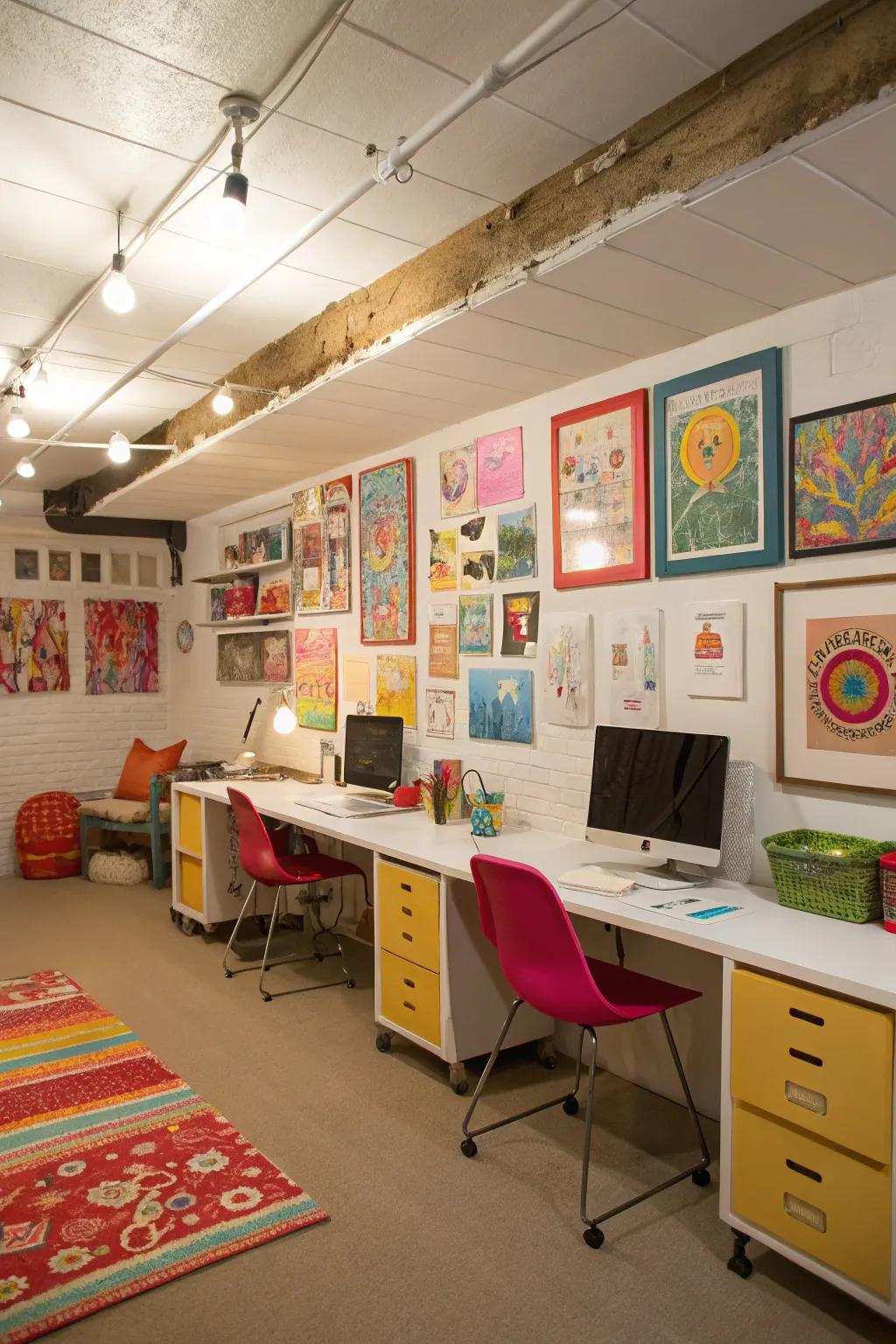 Inspiration and personality are brought to your office by art and décor.