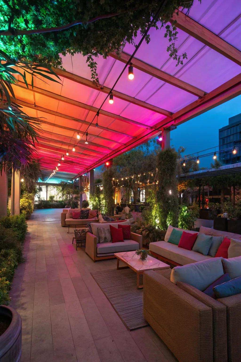Intense colors enhance the fun and lively ambiance of your outdoor space.