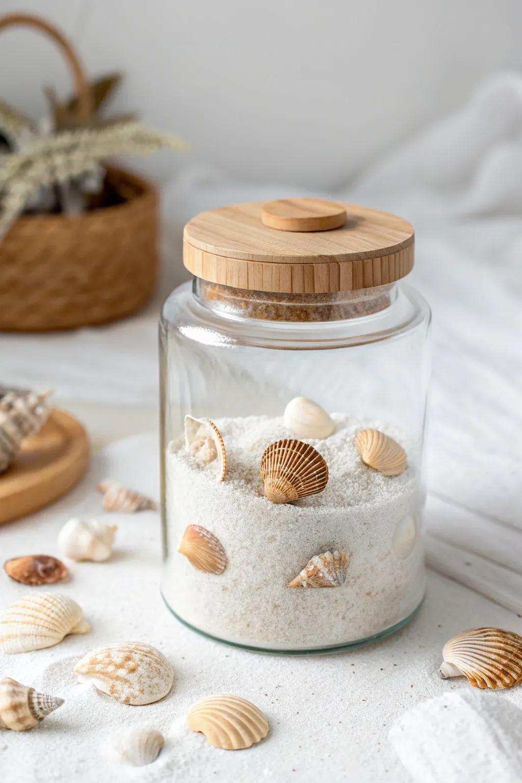 Introduce a touch of the coast to your table with this charming DIY nautical confectionery canister.
