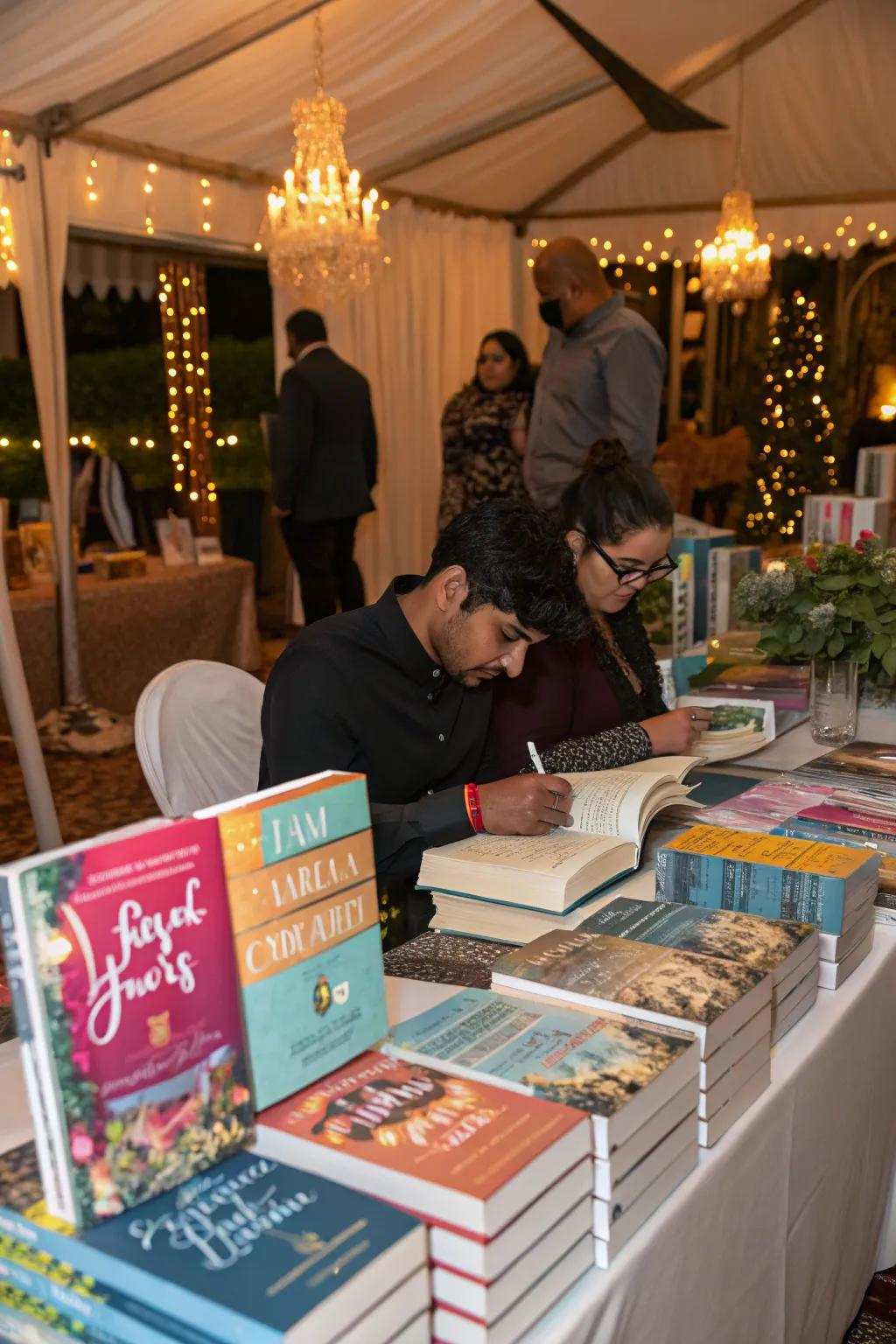Inventive displays attract focus.