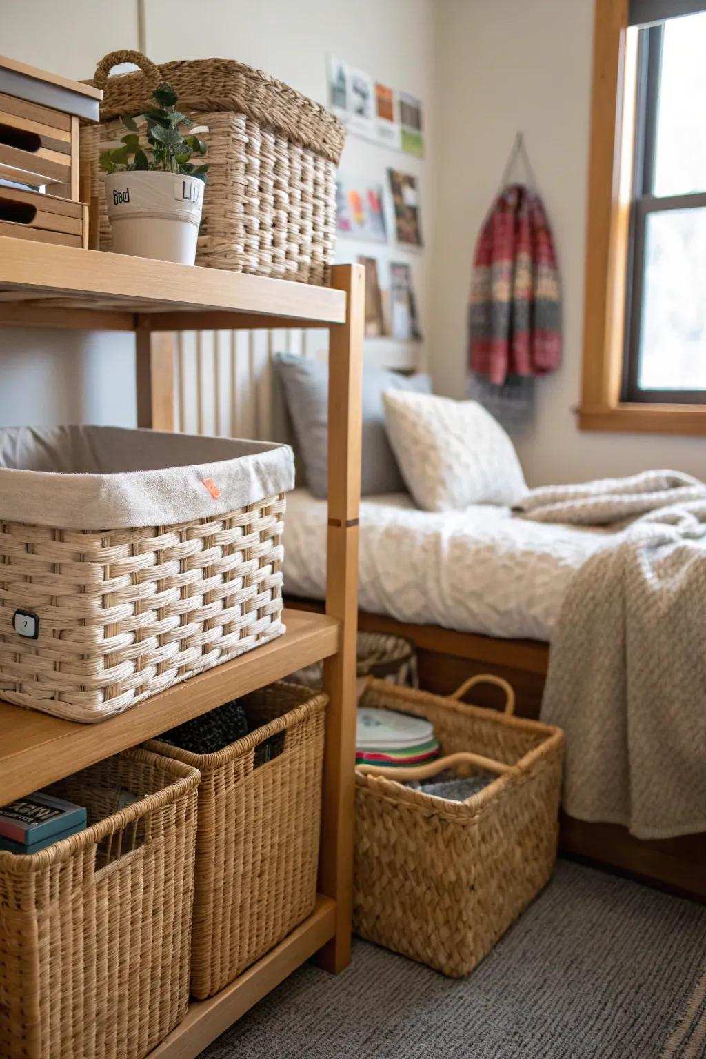 Inventive storage boosts boho style