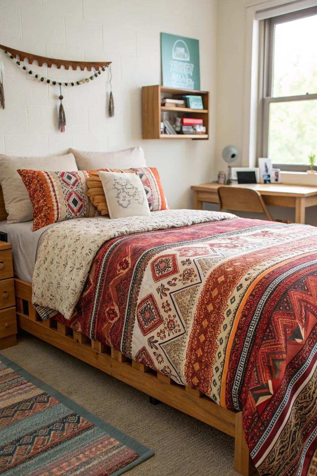 Layered bedding for ultimate ease