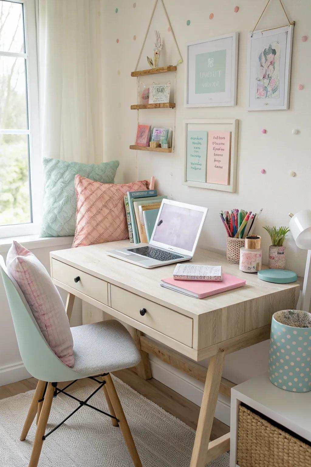 Light colors can make even the smallest spaces feel bigger.
