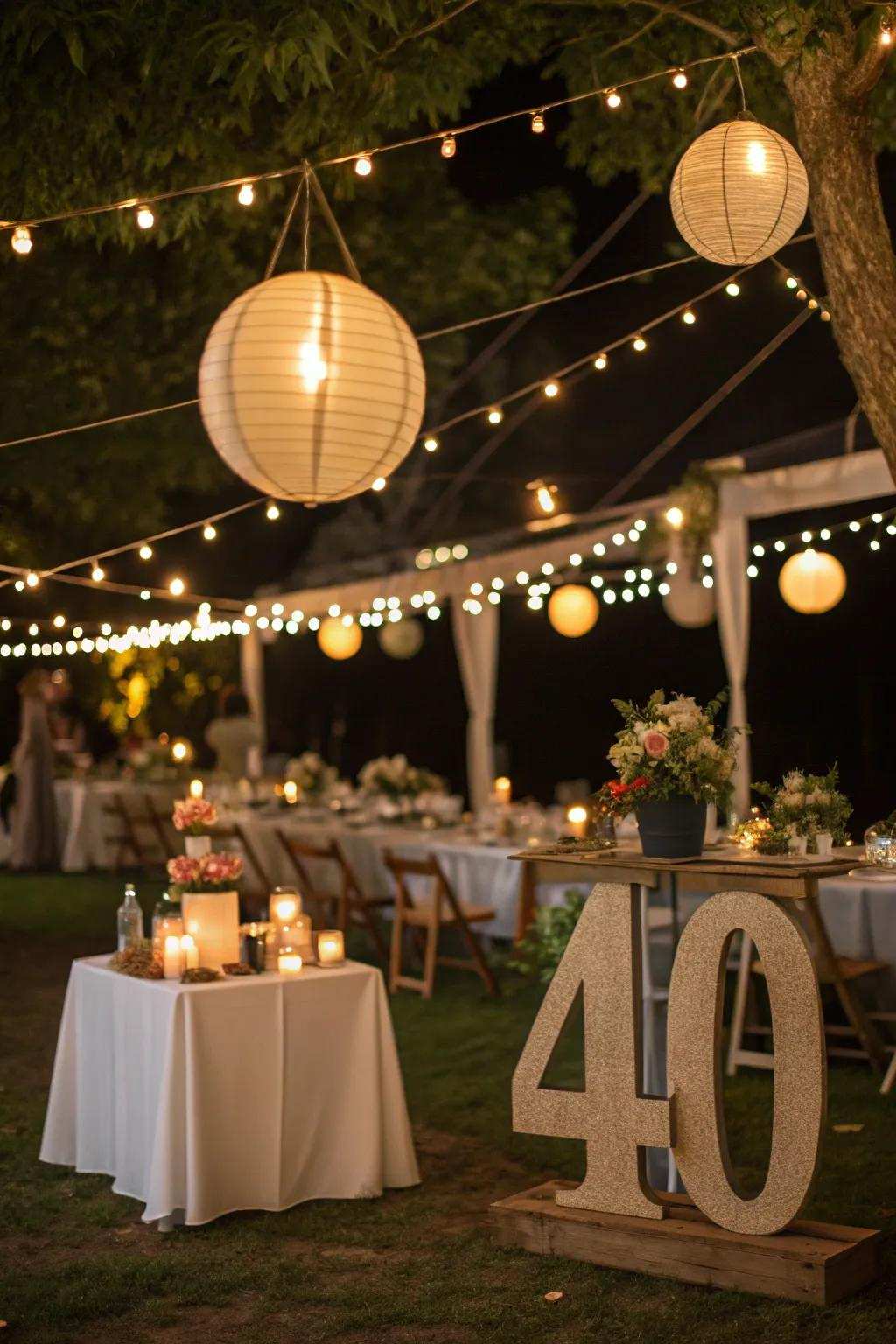 Light up the night with a warm, welcoming glow.