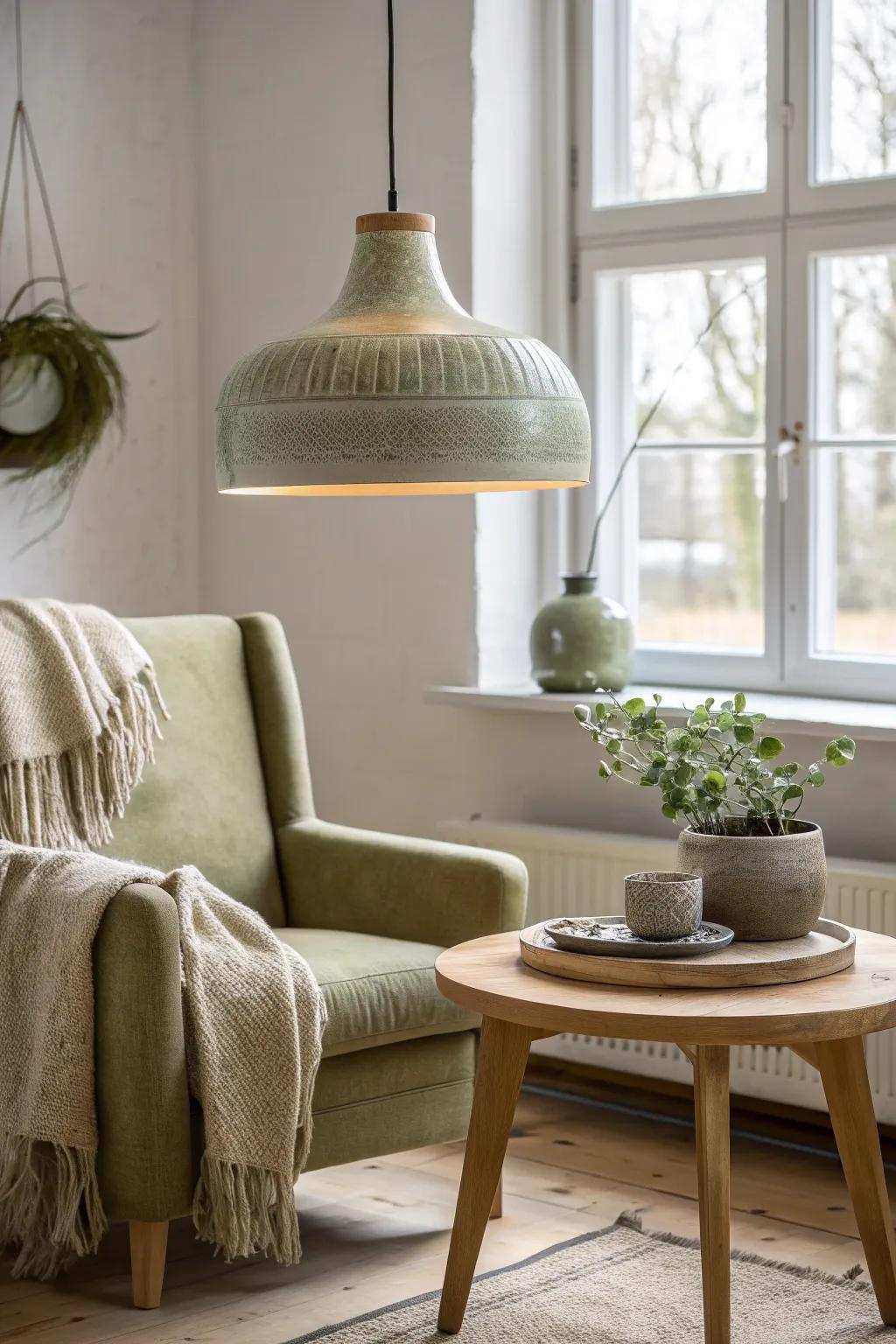 Light up your home with cozy lighting for a welcoming environment.
