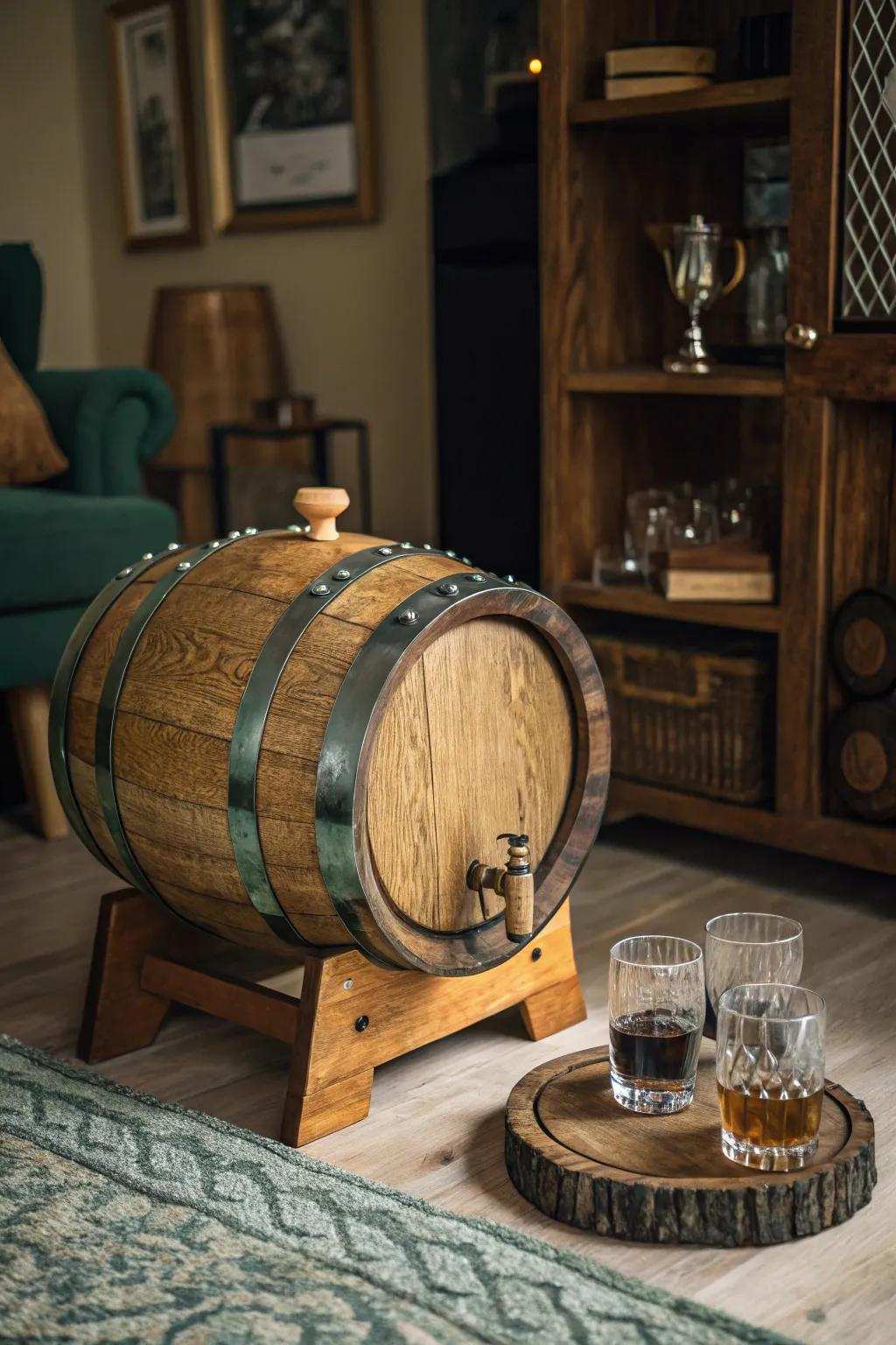 Maintain your refreshments chilled using a countryside cask chiller that’s suitable for gatherings.