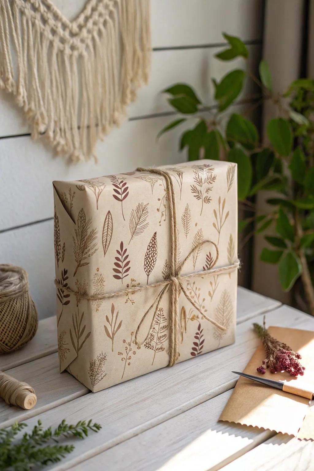 Make your own retro charm with bespoke printed gift wrap.