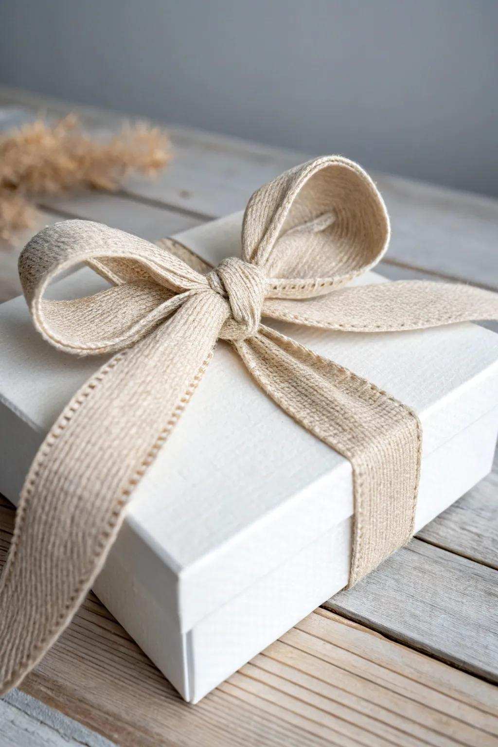 Master the skill of present wrapping with the effortlessly chic Endless Bow.