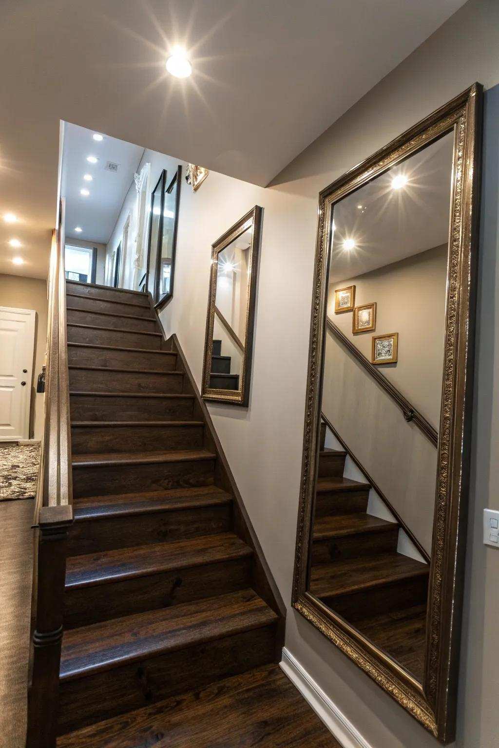 Maximize light using reflective materials.