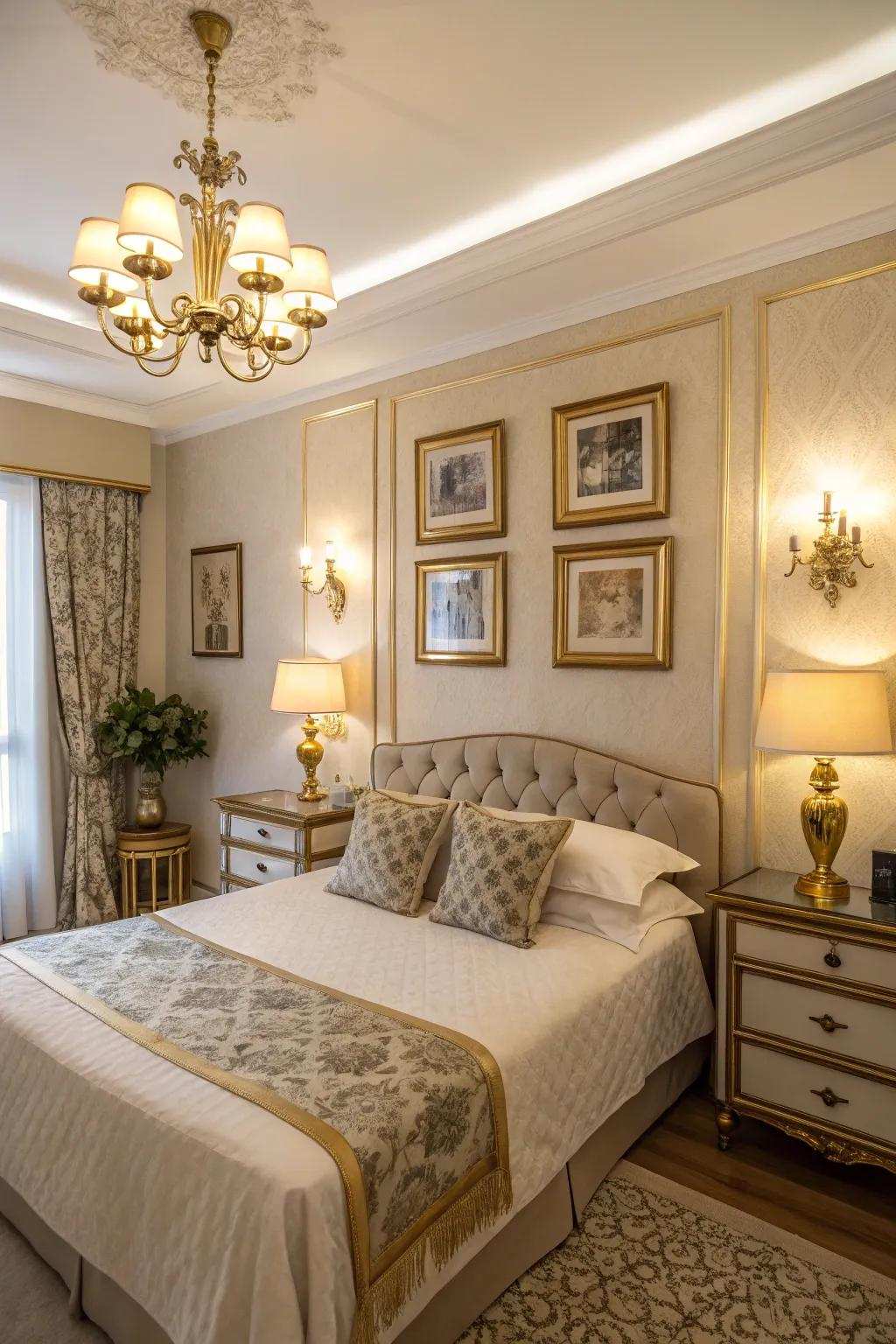 Metal features convey a hint of luxury.