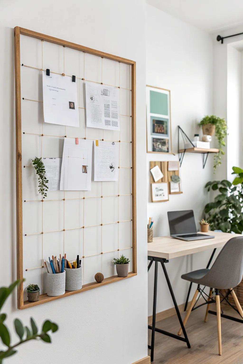 Minimalist frames ensure your bulletin board remains sleek and subtle.