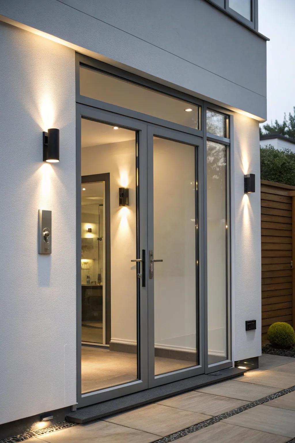 Minimalistic installations deliver a refined and sophisticated aesthetic.