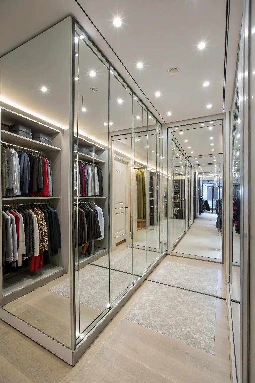 Mirrors add depth and function to small spaces.