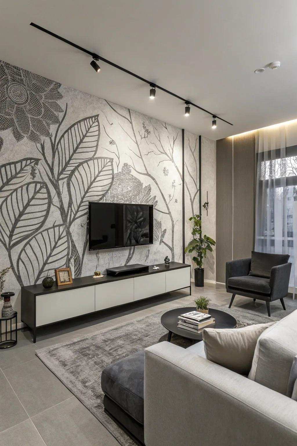 Monochrome patterns deliver a chic and timeless elegance.