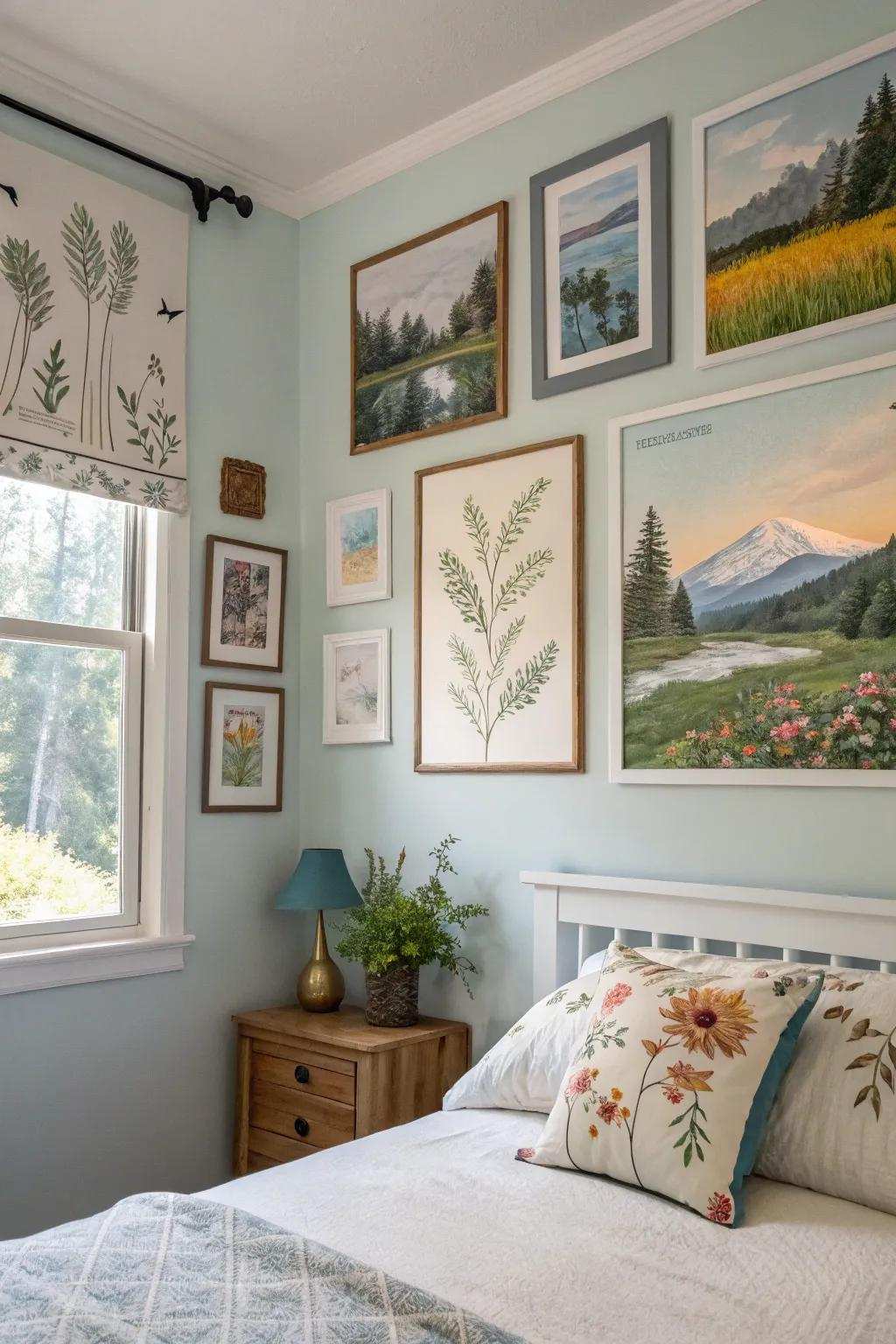 Nature-inspired artwork connects your space to the outdoors.