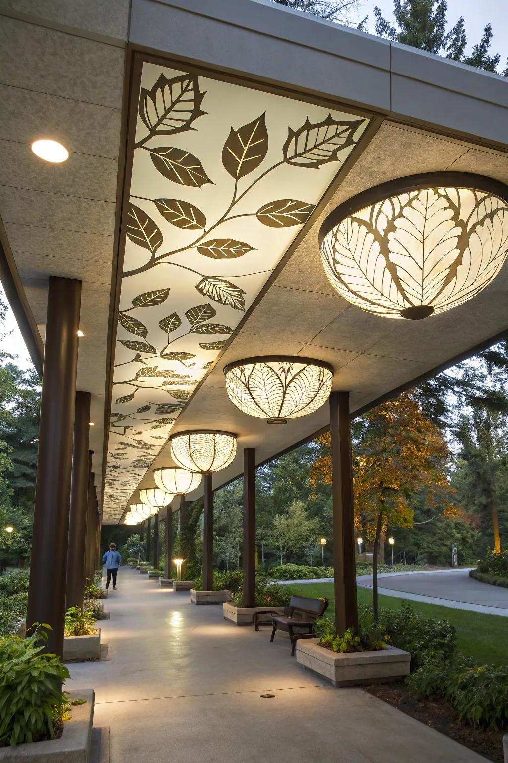 Nature-inspired lights merge flawlessly with your outdoor environment.