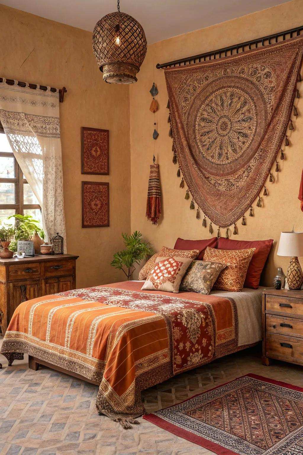 Nature-inspired shades create a calming and grounded environment.