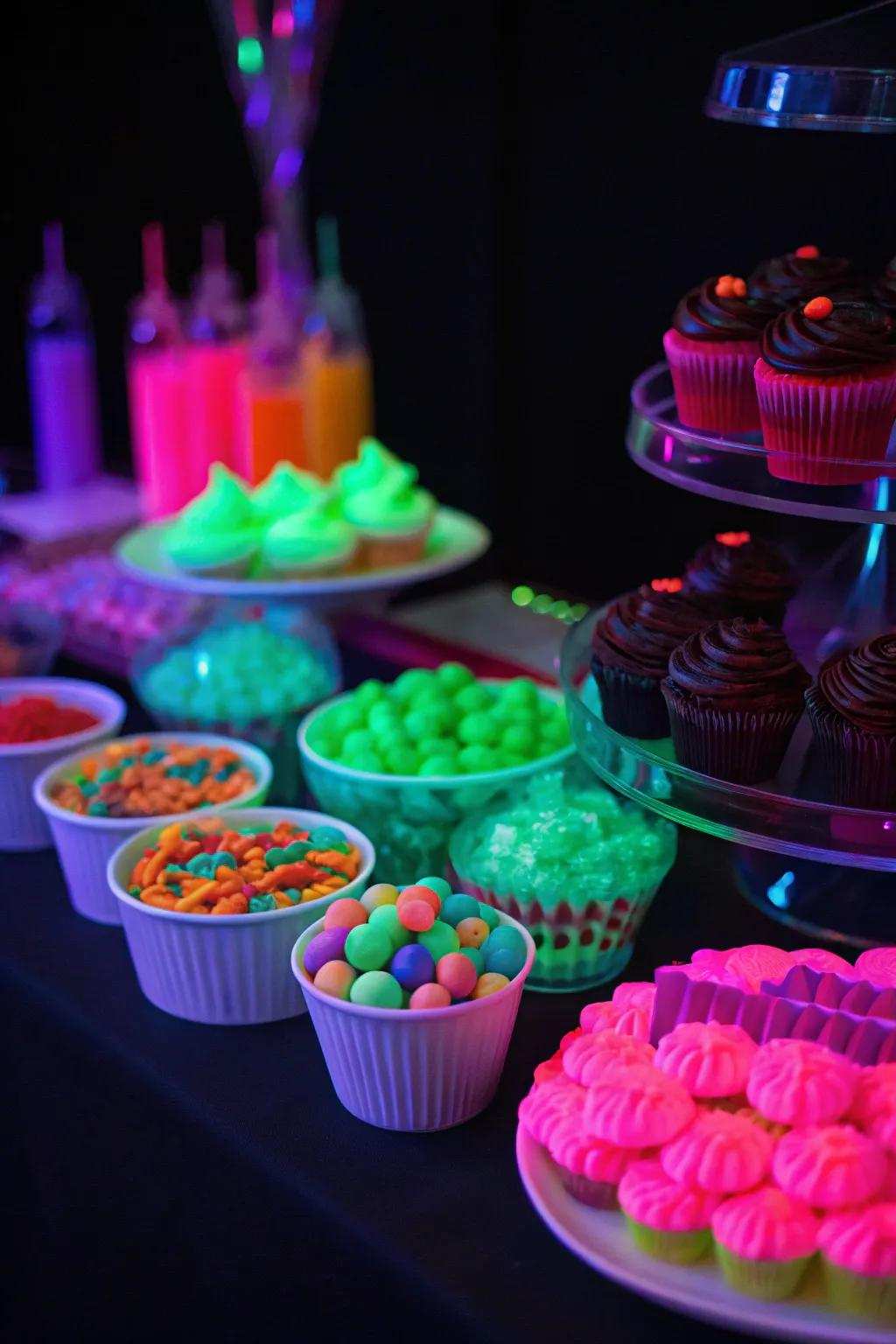 Neon desserts are a feast for the eyes and taste buds.