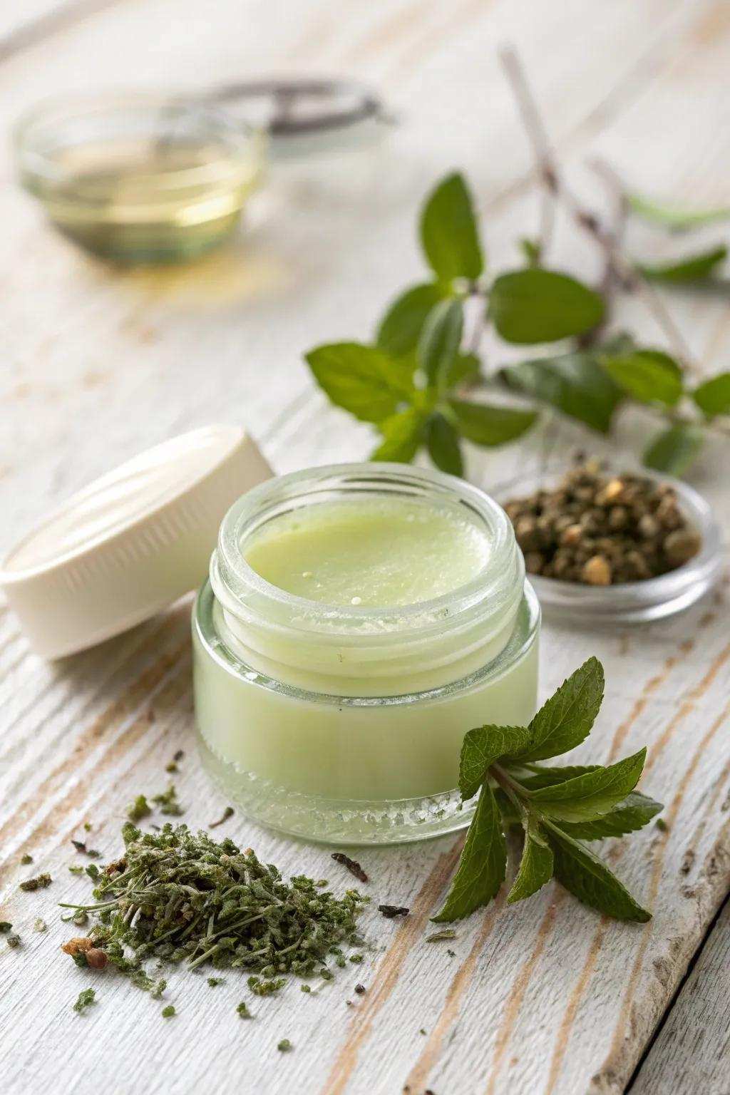 Nourish your lips with the genuine goodness of Emerald Tea Antioxidant Lip Protectant.