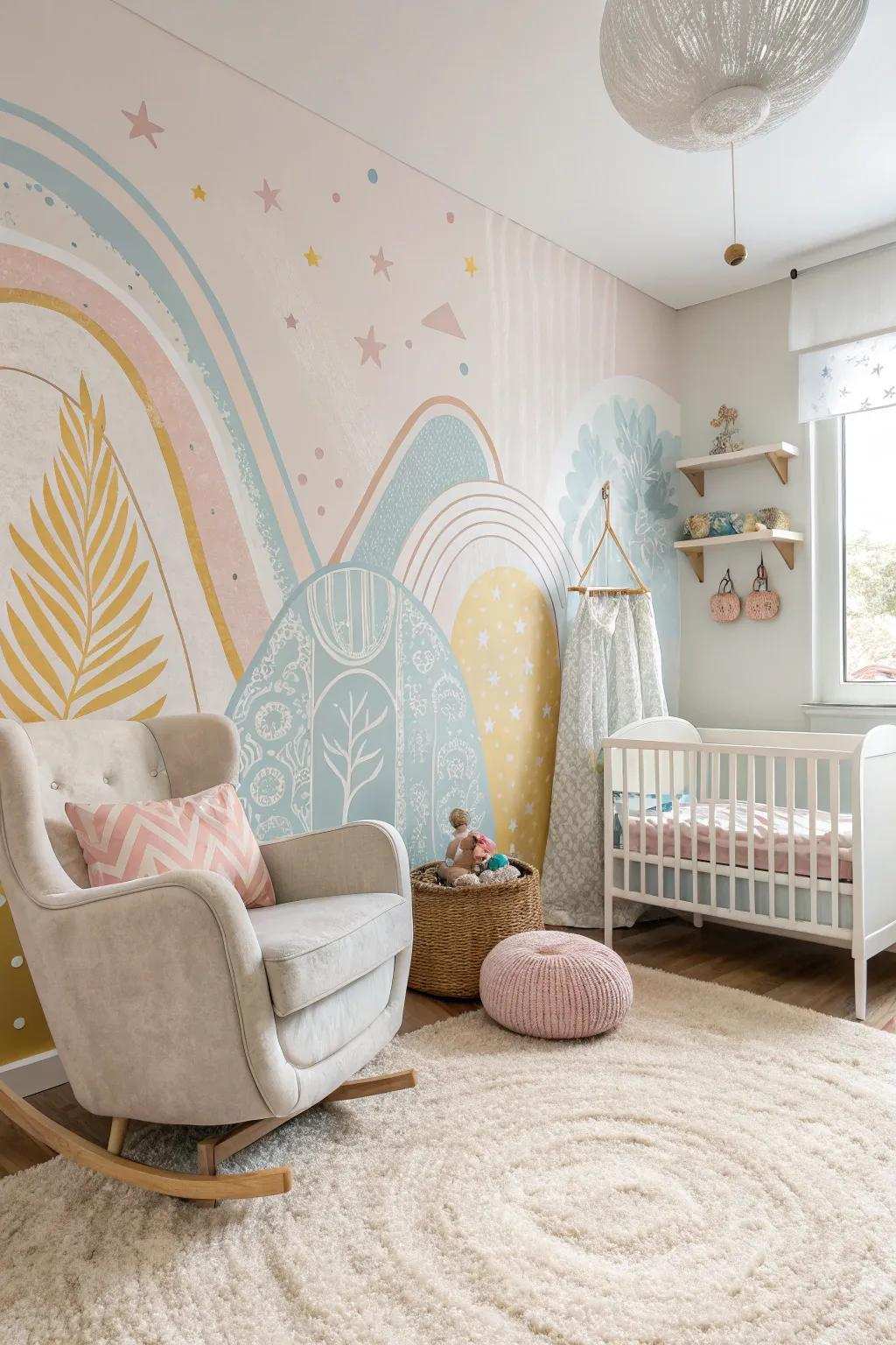 Pastel dreams create a whimsical and soothing atmosphere.