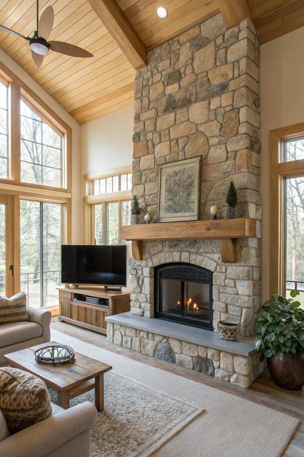 Permit your mantel to be a canvas for creativity through striking creative exhibits.