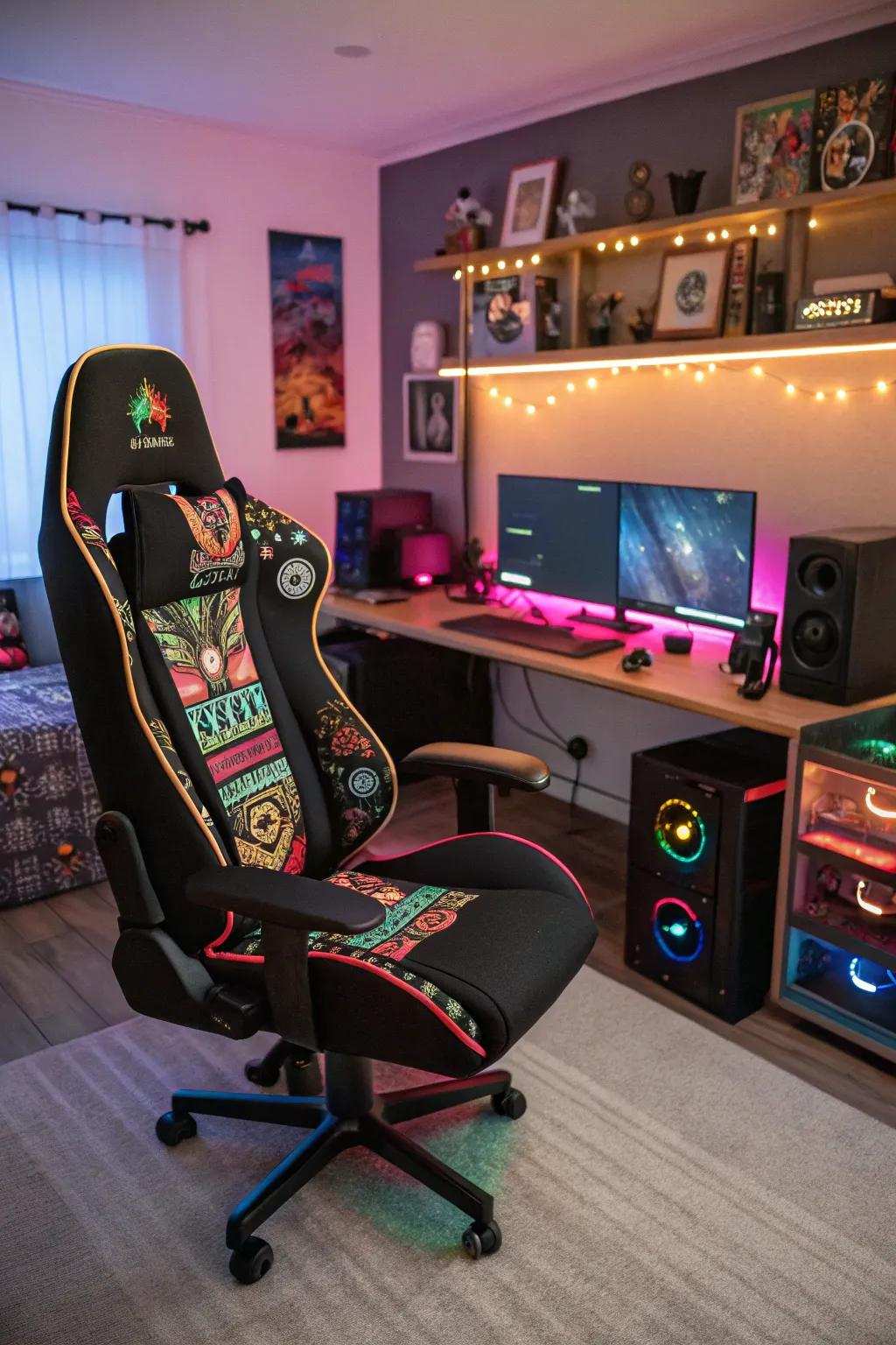 Personal touches make your chair uniquely yours.